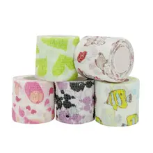 5 шт./компл. мультфильм стрейч самоклеящаяся повязка из дышащего материала светильник спортивные Поддержка