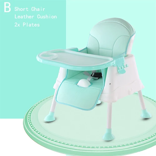 Высокий детский стул для кормления детское кресло-бустер многофункциональные детские обеденные стулья детские стульчики для кормления детские сидения для еды - Цвет: B Green