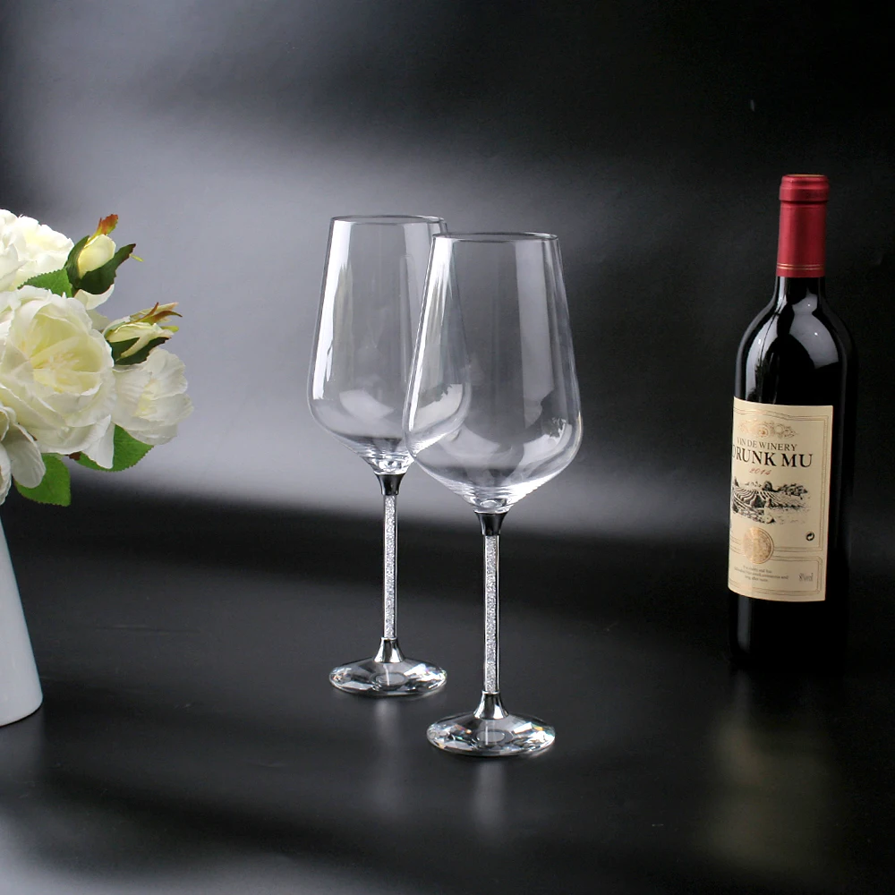 Ultra-thin Hand Blown Red Wine Glasses With Long Stem Lead-Free Crystal Wine  Glass Unique Gift for Wedding,Anniversary Christmas - AliExpress