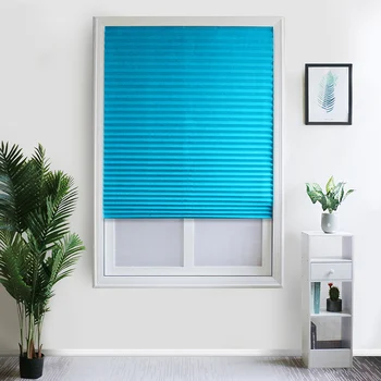 comprar Auto-adesivo Cortinas Plissadas Sala De Estar Metade Cortinas Da Janela Blackout Para Banheiro Varanda Tons Janela Decoração Da Porta