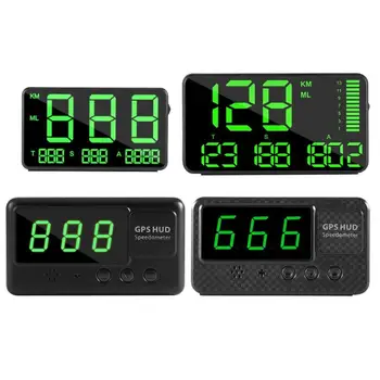 

VODOOL C1090 GPS Speedometer Hud Display KM/h MPH Car HUD Head Up Display C60 C80 C90 Large Screen Speed Meter Overspeed Warning