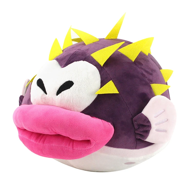 

27cm Super Mario Bros Plush Toys Puffer Explosion Fish Soft Stuffed Dolls
