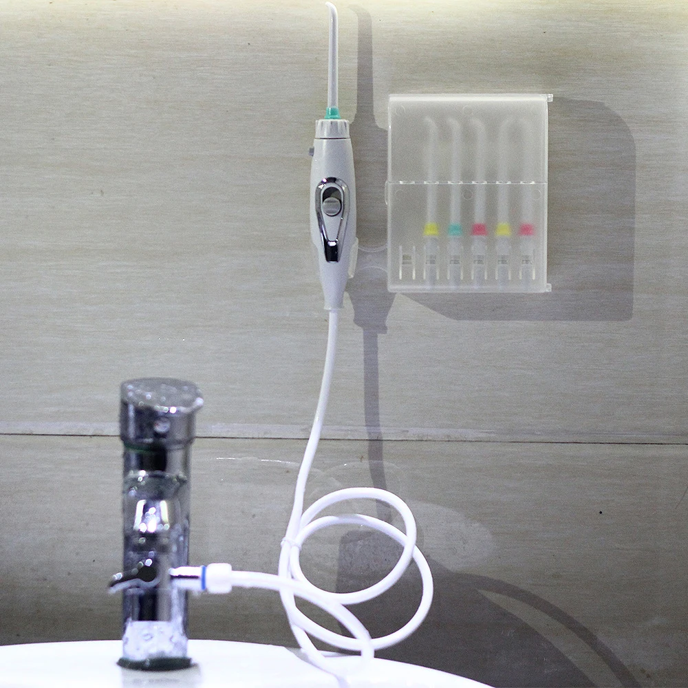 Kaufen Wasserhahn Munddusche Wasser Jet Für Reinigung Zahnstocher Zähne Flosser Dental Irrigator Implementiert Dental Flosser Zahn Reiniger