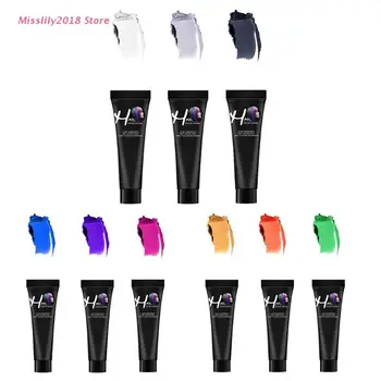

3Pcs Hair Dye Color Cream Punk Style Temporary Washable Wax DIY Hairstyle Tools