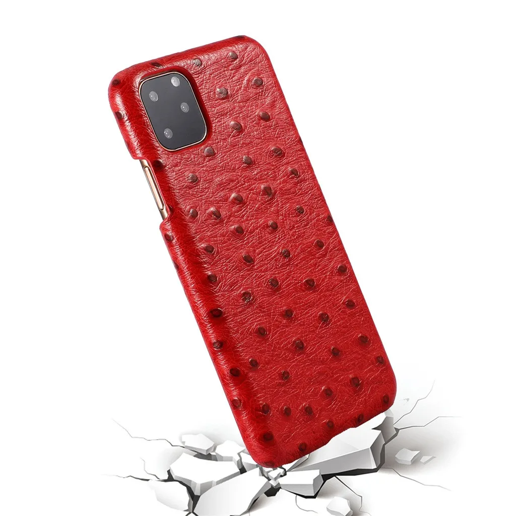 Чехол для Iphone 11 Pro Max Slim Fit, чехол для сотового телефона из натуральной кожи, чехол для телефона(акне, стиль кожи), предназначен для беспроводной зарядки
