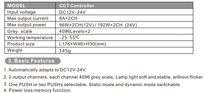 BC-422 CV PWM CT контроллер DIP переключатель и дуплексная Кнопка Dim DC12V-24V вход; 8A* 2CH выход для светодиодной ленты ленточный светильник