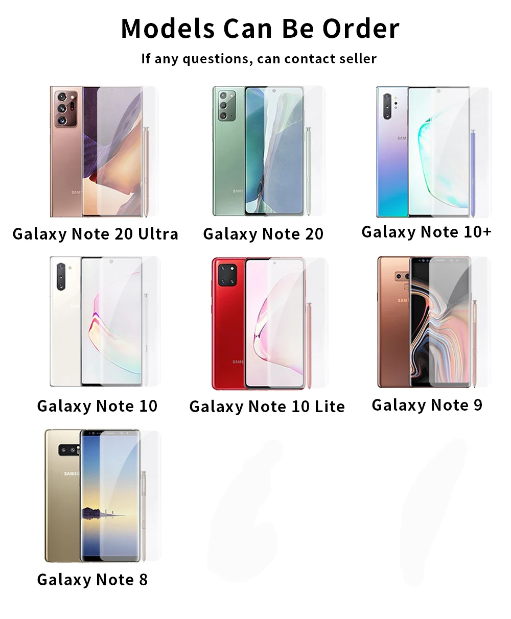 Hydrogel Gel Screen Protector and Back Protective Film