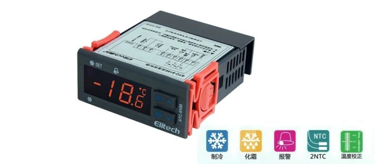 Прецизионный цифровой контроллер температуры дисплея stc-9100 Холодильный Мороз электронный регулятор температуры подлинный