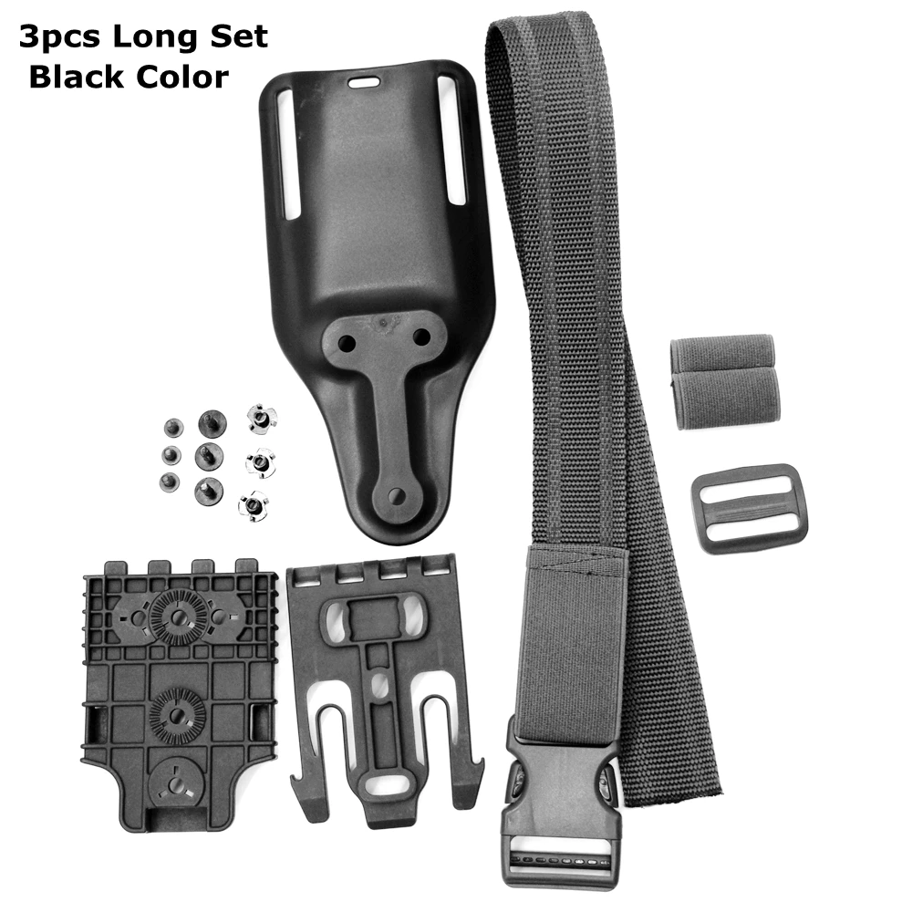 

Anti-slip Elastic Gun Holster Strap Drop Leg Holster Thigh Strap QLS 19 22 Mid-low Belt Loop for Glock SIG