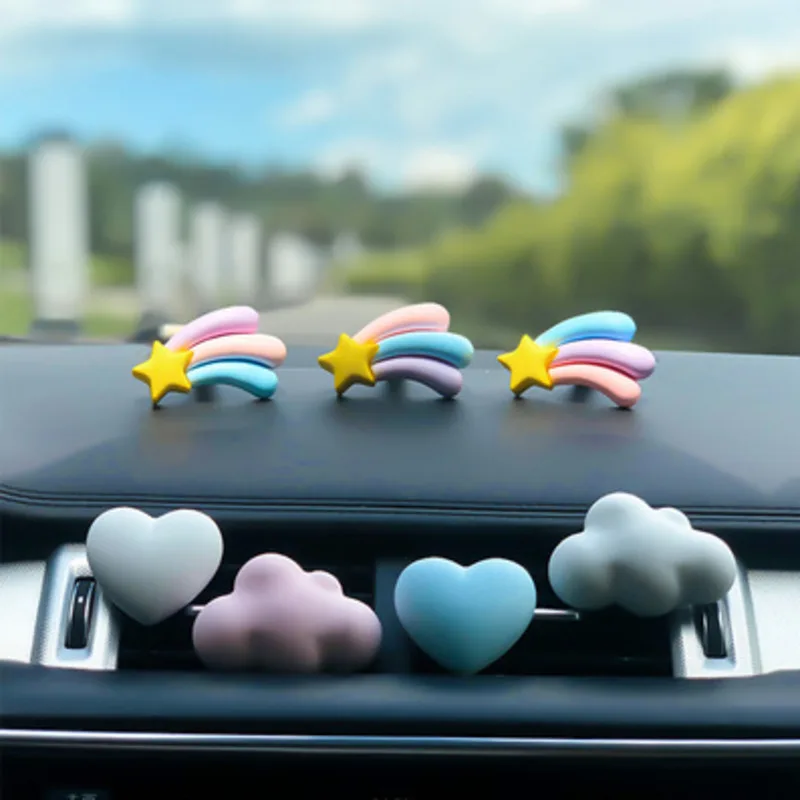 

Car Air Freshener Creative Cloud Car Perfume Car Outlet Hole Freshener Air Conditioner Clip Diffuser Auto Interior Accessories