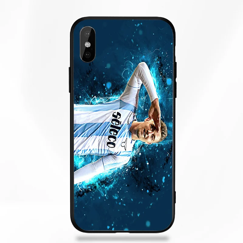 Чехол для телефона Milinkovic Savic для iphone DIY для Lazio FC чехол черный мягкий Уретановый Термопластик(tpu) для iphone 11Pro X XR XS MAX 7 8 7plus 6 6S 5S SE 5 - Color: A1926