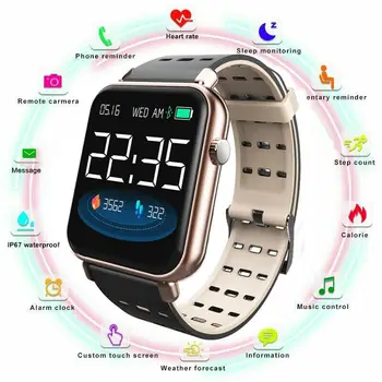

Sports Waterproof Activity Tracker Fitness Smart Watch Fitmess Tracker Heart Rate Swimming Fit bit style For Iphone IOS Android