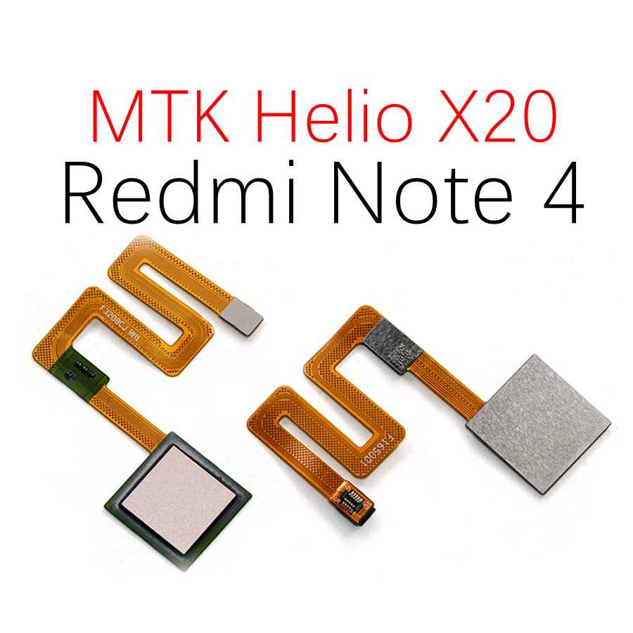 Сканер отпечатков пальцев для Xiaomi Redmi Note 4X гибкий кабель сенсорный датчик кнопка