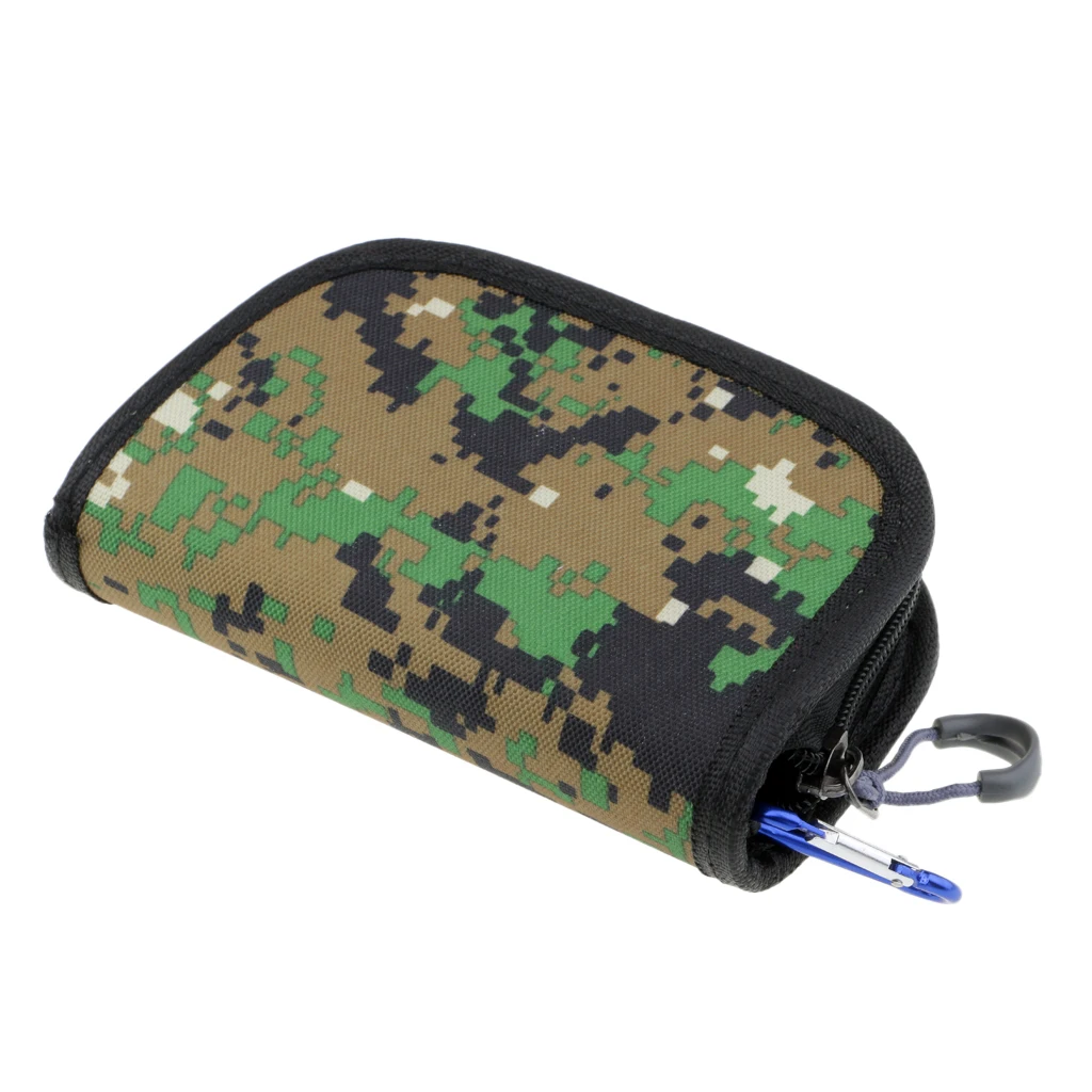 Fishing Spoon Lures Tackle Bag Wallet Spinner Hard Baits Storage Case Metal Jigbait Jig Spoon Bag Fishing Tackles Bag