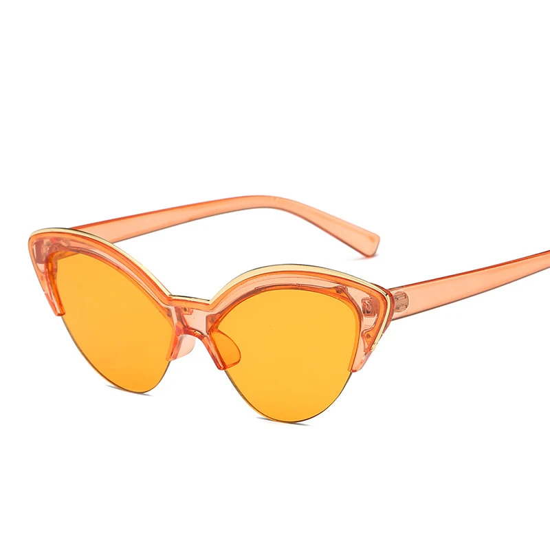 MuseLife кошачий глаз солнцезащитные очки женские брендовые дизайнерские синие модные солнцезащитные очки для женщин трендовые тонированные цветные тени UV400