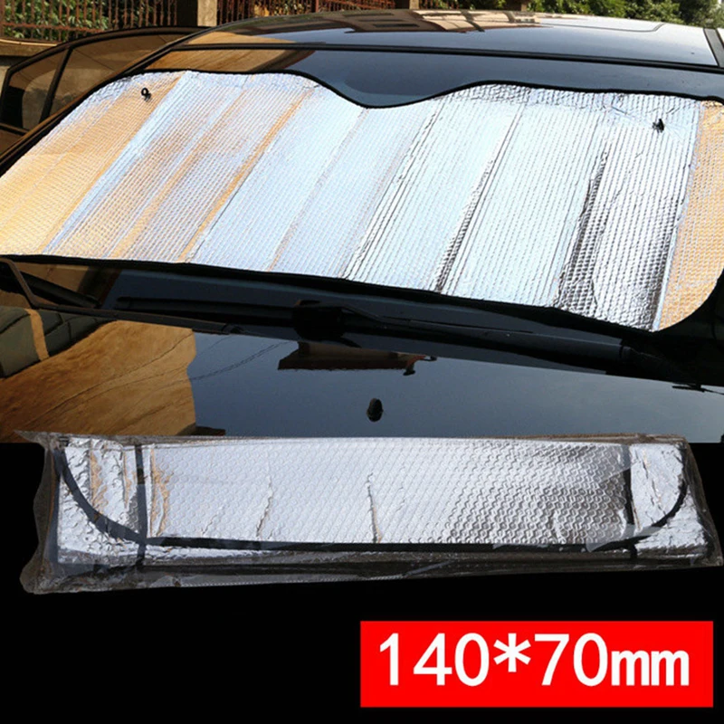140*70 см Задний Передний Задний лобовое стекло автомобиля солнцезащитный навес от солнца пленочный козырек для окна автомобиля авто аксессуары