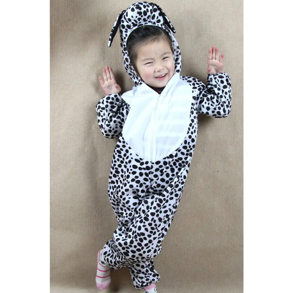 Umorden Children Kids Baby Cartoon Animal Dalmatian Dog Costume Cosplay Jumpsuit Children's Day Halloween Costumes