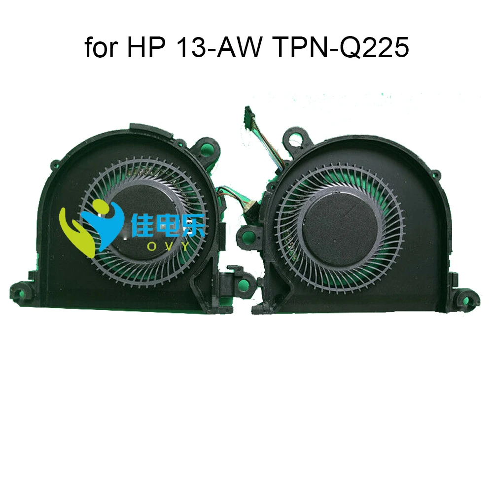Portátil Cpu Gpu Ventilador de Refrigeração para hp Spectre X360 13-aw Aw0091na 13-aw2042tu Tpn-q225 Nd55c03 19c06 19c07 Cooler Fãs da Placa Gráfica - Imagem 4