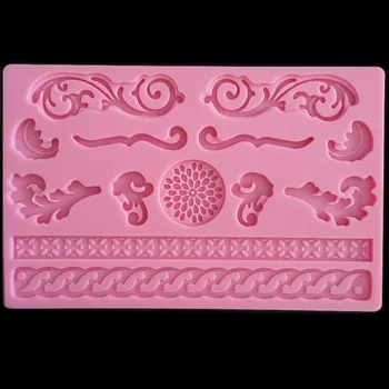 

Search Sugar Mould Lace Lace Silica Gel Pad Cake Embossing Model Diy Bake Cultivate As One es Flaky Clouds Decoration Tool