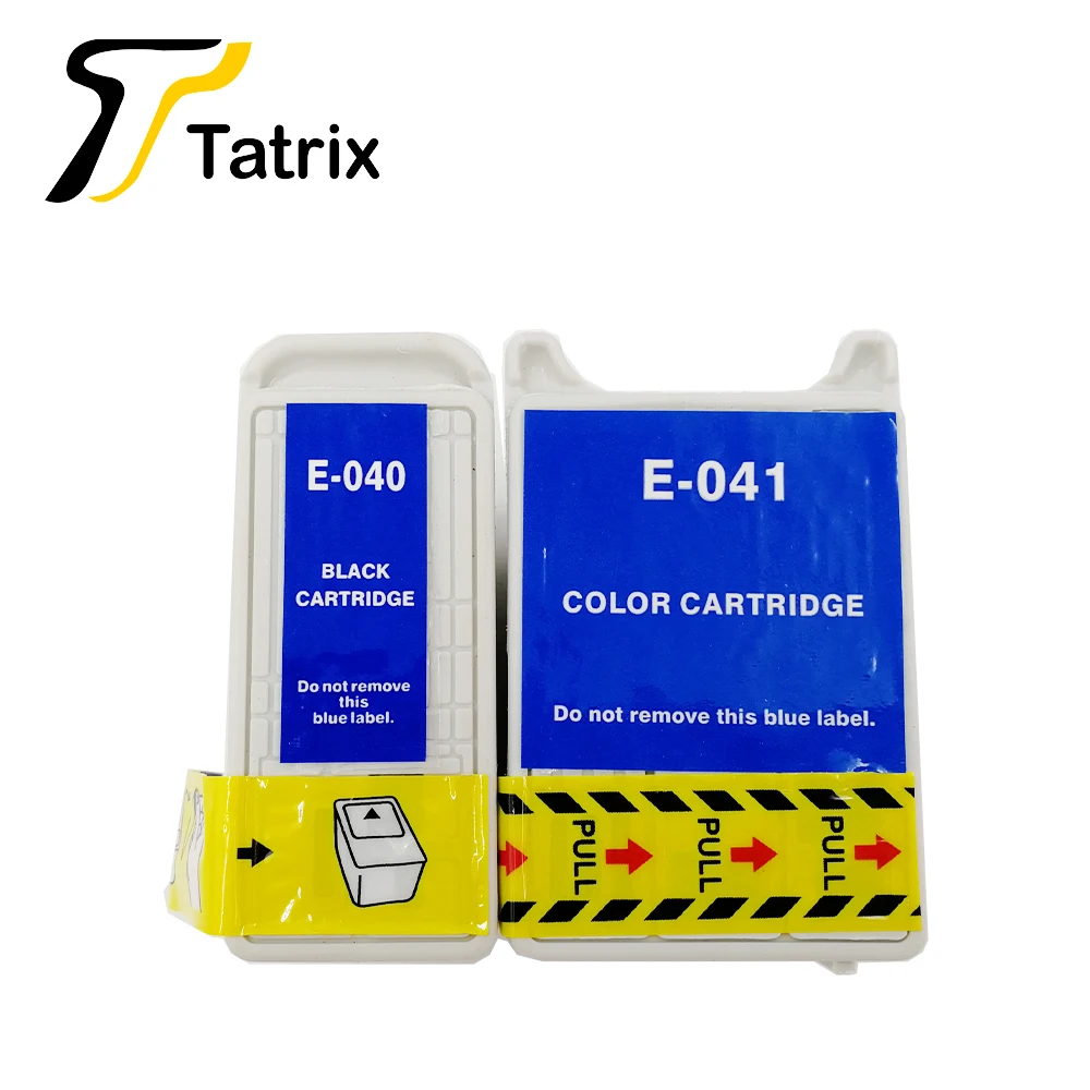 Tatrix для Epson T040 T041 совместимый чернильный картридж для принтера Epson Stylus C62/стержни великолепного CX3200 и т. д. принтер