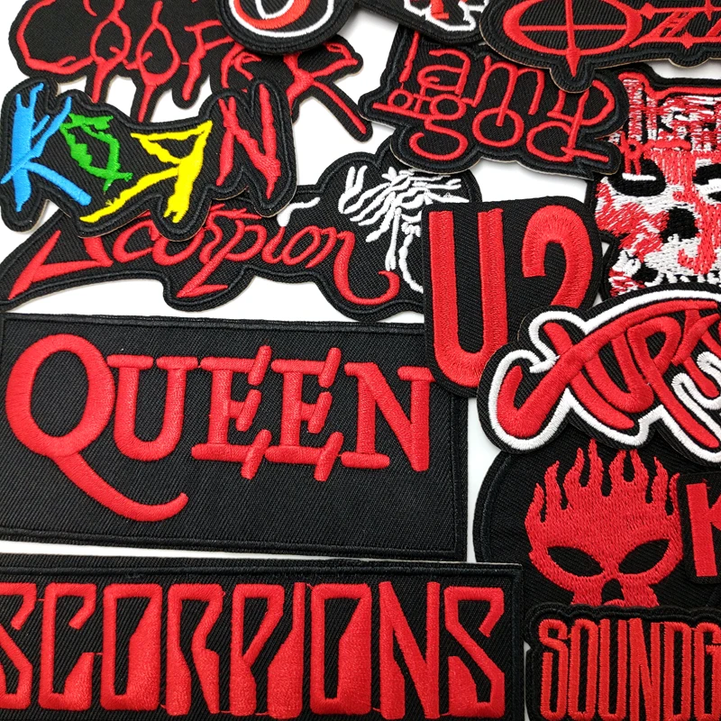 Lot de Stickers Rock, Musique, Logos Groupes de Rock, Metal, Punk