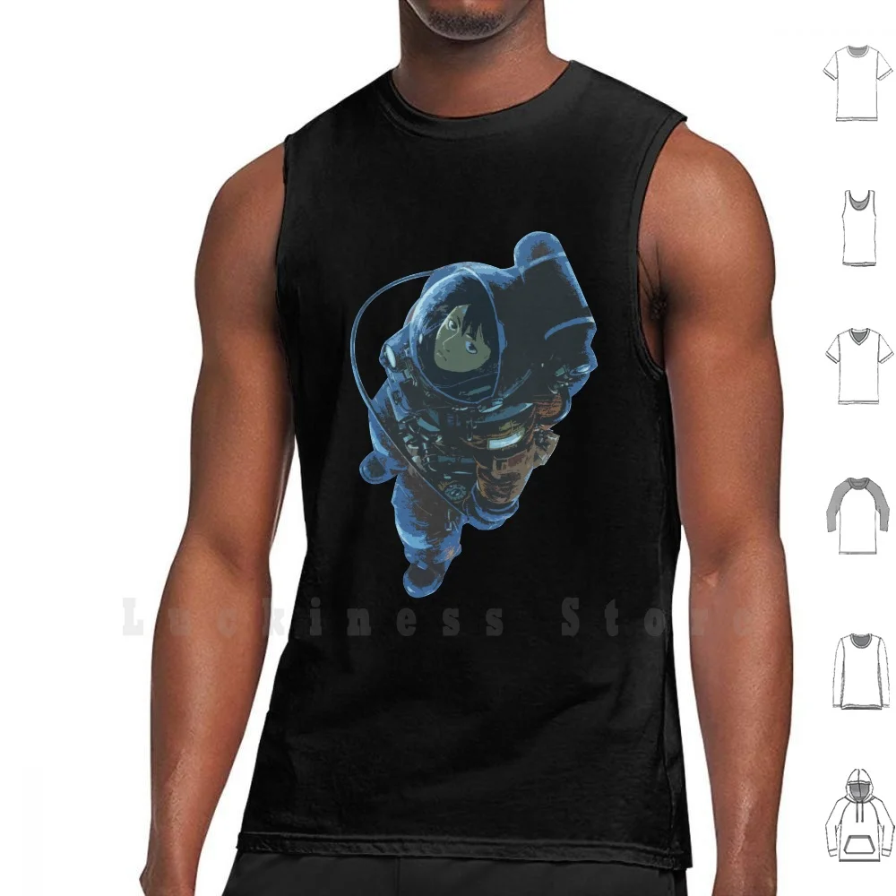 Planetes Canotte Gilet 100% Cotone Planetes Planetes Manga Planetes Anime Anime Manga Makoto Yukimura Makoto Yukimura Space