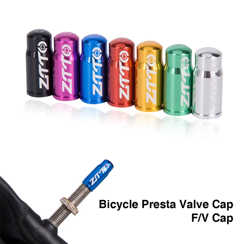 2pcs Bicycle Tire Valve Ultralight Mountain Road Bike Presta Valve Cap