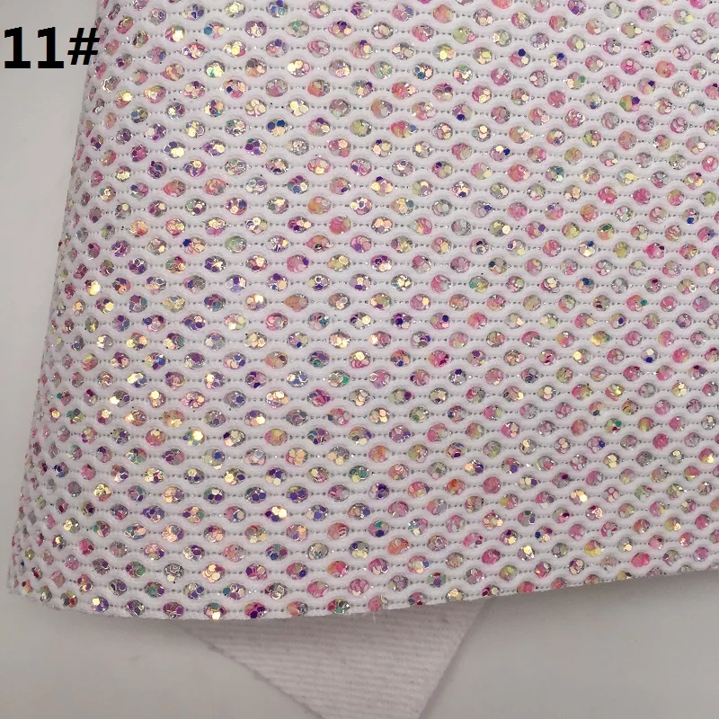 1 шт. 21X29 см блестящая ткань, сетка блестящая кожа, блестящая кожа листы для изготовления луков LEOsyntheticoDIY T367 - Цвет: 11