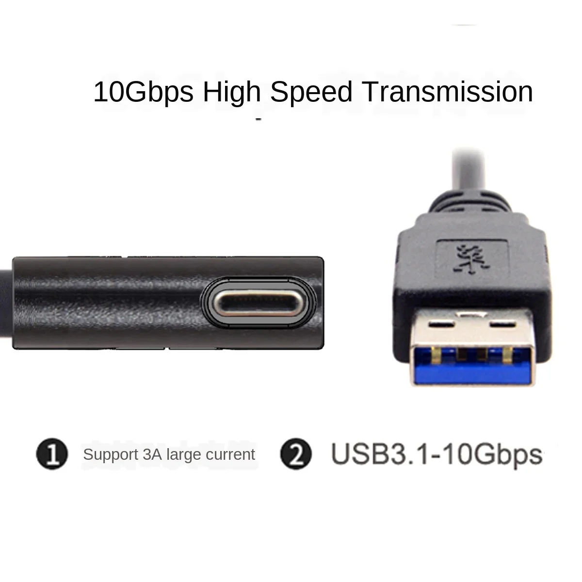 Для Oculus Link USB C Steam VR Quest/2 Type 3 1 кабель для передачи данных налокотный выбор
