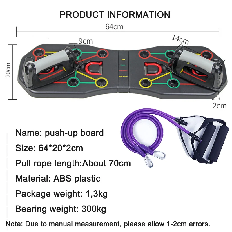 27 in 1 pas plié 27 en 1 Fitness Exercice Push up Stands Musculation