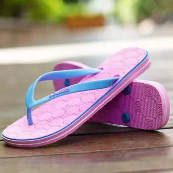 

2020 Summer Slippers Men Women Flip Flops Anti-slid Quick Dry Beach Shoes Slippers Indoor Outdoor Cheap Slipers Casual Flip-flop