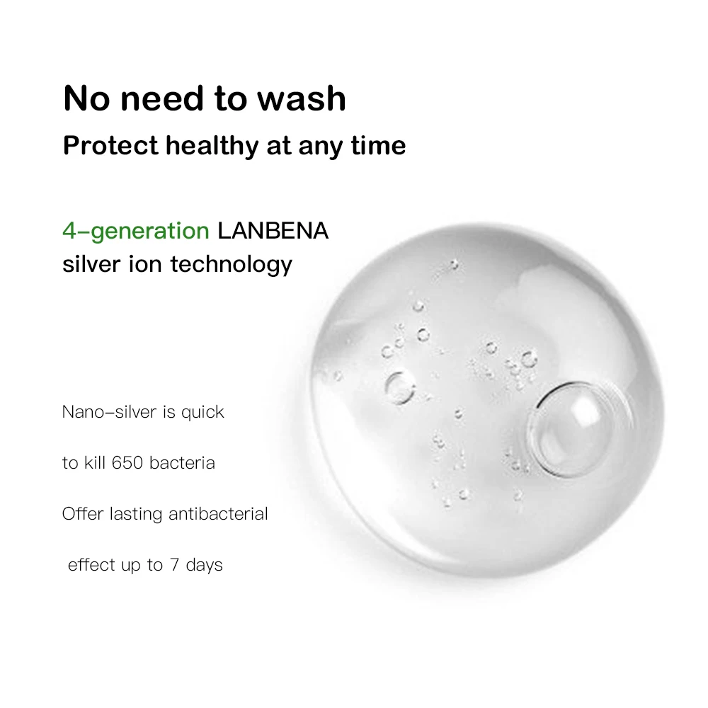 LANBENA Hand Sanitizer Hand Antiseptic Gel Waterless Wash Fungicide Silver Ion Efficient Disinfection Travel Portable Hand Care LANBENA Hand Sanitizer Hand Antiseptic Gel Waterless Wash Fungicide Silver Ion Efficient Disinfection Travel Portable Hand Care
