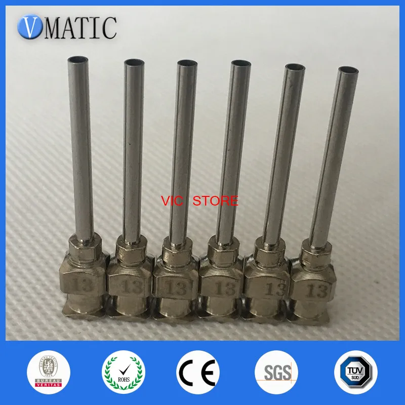 

High Quality 12Pcs 1 Inch Tip Length 13G Blunt Stainless Steel Dispensing Needles Dispenser Needle Tips With Factory Price