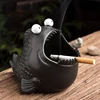 Tao Fan Creative Cute Animal Ceramic Ashtray Piranha Desktop Office Decoration Household Windproof and Fly Ash Car Small Ashtray 1