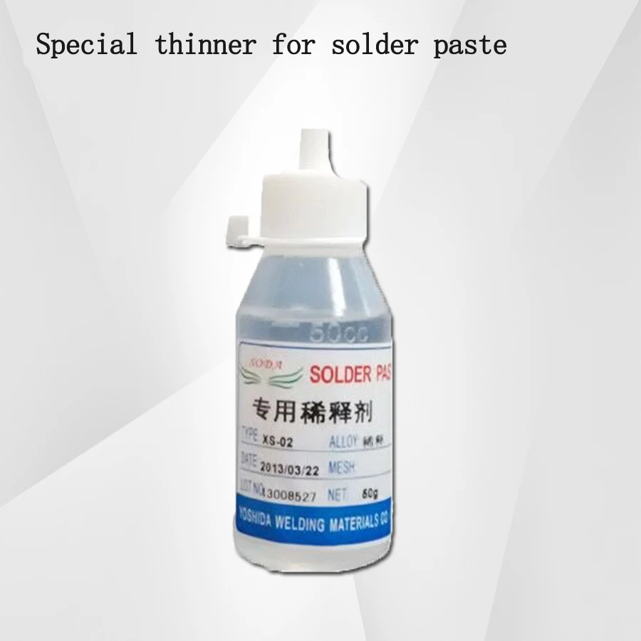 soldering copper wire Universal SMT Solder paste thinner Specially used for  tin solder paste plasma dilution SD-528 SD-318 SD-520  50ml face shield welding