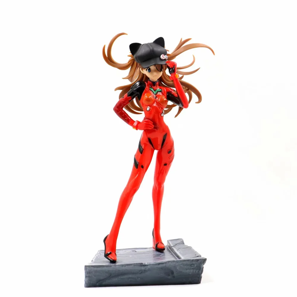 Haocaitoy Фигурки игрушки Asuka Langley Soryu спортивная одежда Аниме фигурки Evangelion Куклы Игрушки для коллекционирования подарок 23 см