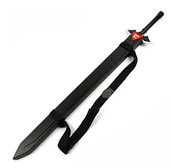 

Sword Art Online Kirito Black Sword Elucidator Wood Cosplay Sword with Sheath
