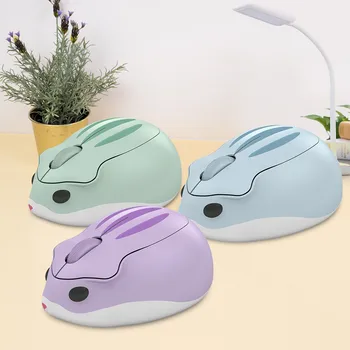 

Portable Mini Mouse 2.4ghz Wireless 1200dpi Cute Hamster Creative Design Mice Gaming Mouse Souris