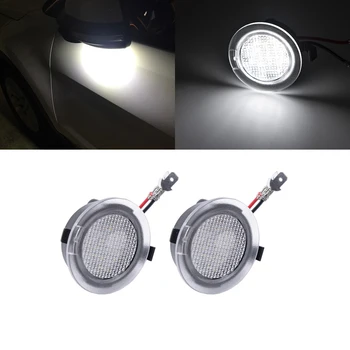 

Fits For Toyota Tundra 2007-2018 Sequoia 2008-2017 2x SMD White Canbus Led Side Mirror Rearview Puddle Lights Lamp
