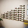 Wall Iron Wine Rack Wall-Mounted Display Storage Holder Personalized Restaurant Home Metal Wine Glass Bottle Holder Barware 1