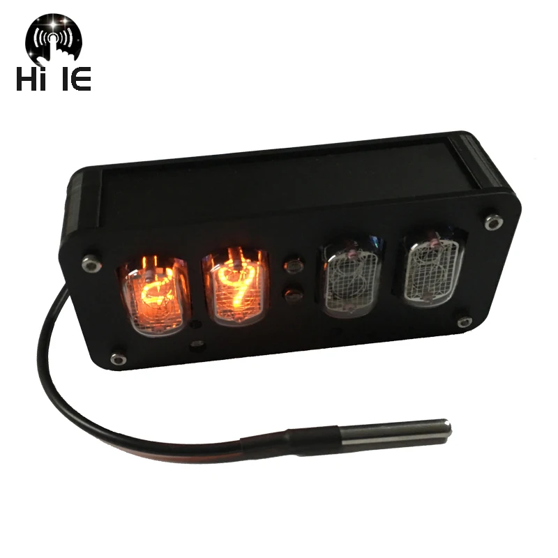 IN12 Fluorescent Tube Clock Glow Clock GPS Timing Creative Home Digital Nixie