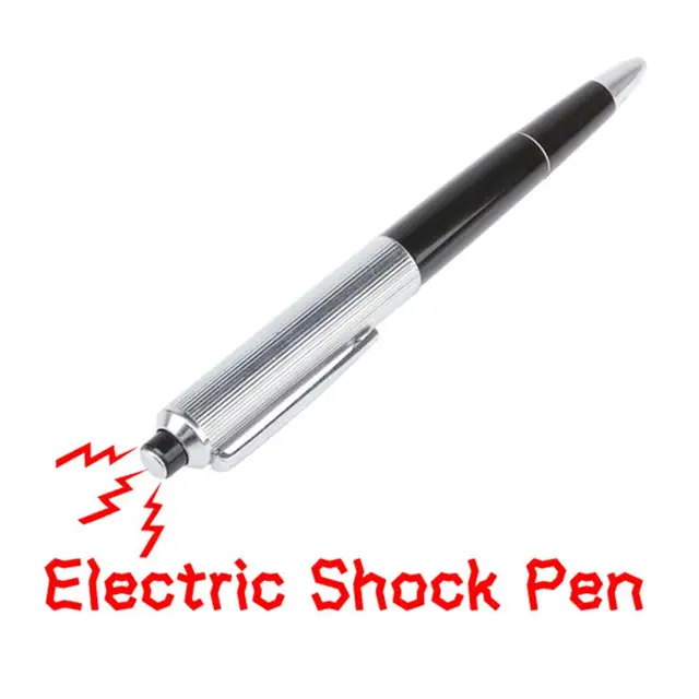 Novelty Electric Shock Pen Utility Gadget Gag Joke Kuso Prank Trick Toy Gift April Fool's Day Prank Toy 1
