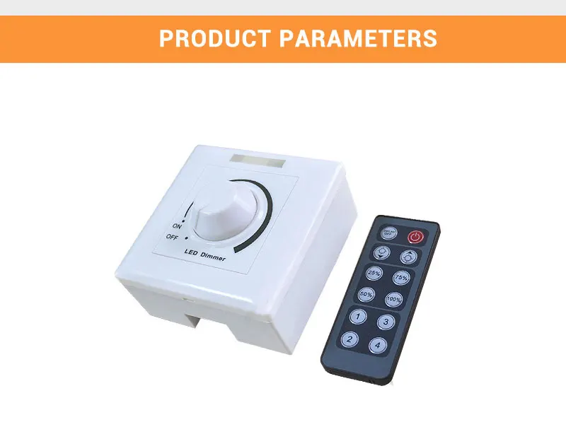 Controlador de Alimentação Dimmer Interruptor 24v 12a - 30a Ajustável Brilho Lâmpada Tira Driver Única Cor Luz Led dc 12v 4 High Quality Luzes e Iluminação