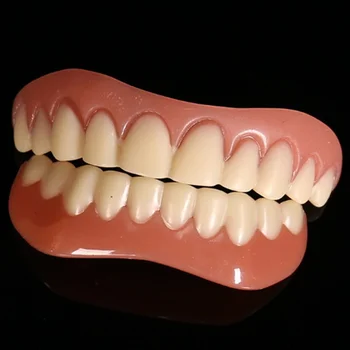 

Realistic Dentures Silicone simulation braces washable cycle use hot supply Orthodontic appliance Teeth Care Accessories