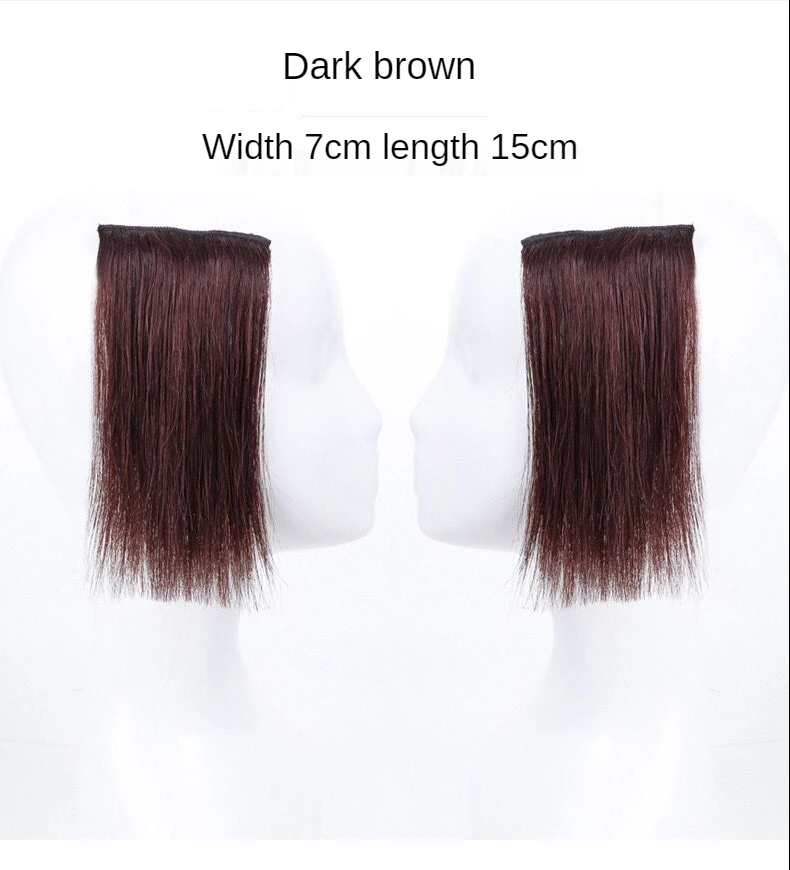 Hair Bun Clip False Bangs Synthetic Pads In One Piece Invisable Seamless Lining of Natural Cover Top Hairpiece Accessories Tools