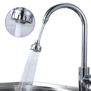

New 360 Degree Aerator Water Bubbler Swivel Head Saving Tap Kitchen Faucet Aerator Connector Diffuser Nozzle Filter Mesh Adapter