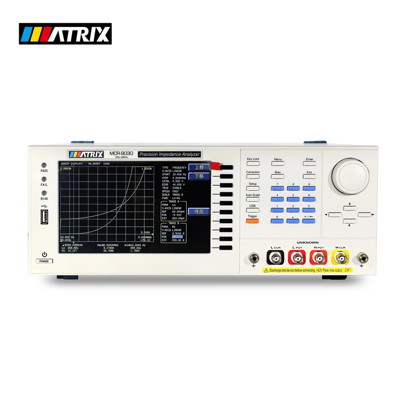 Precision Impedance Analyzer High Frequency LCR Meter 10Hz 5/10/20