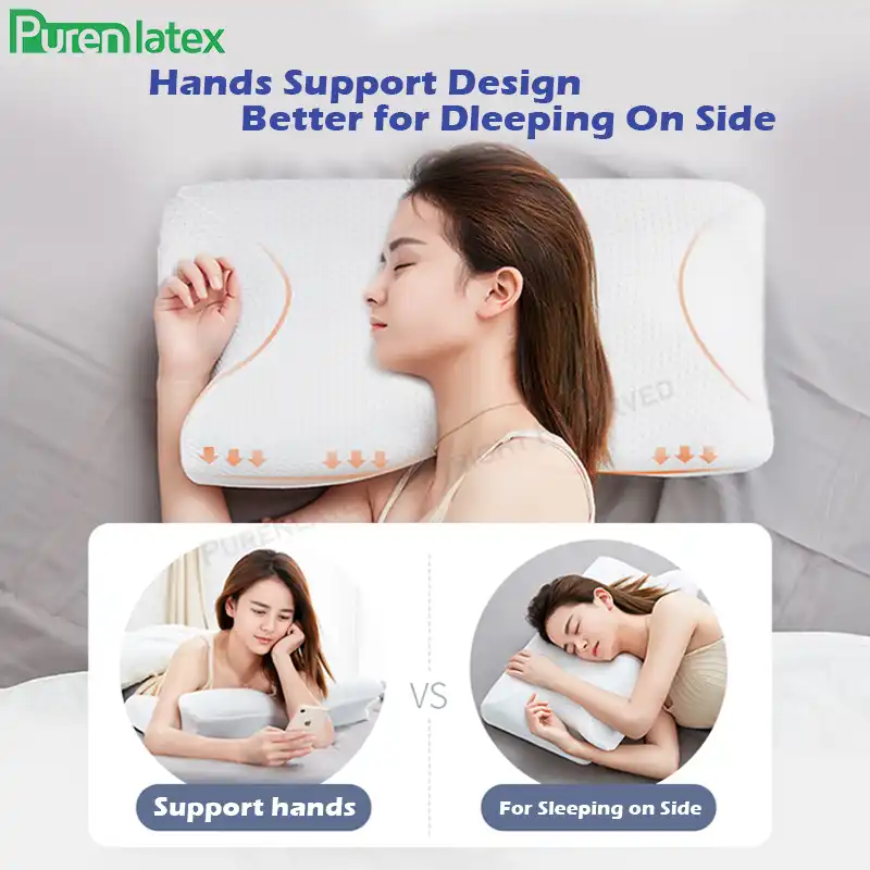 Purenlatex 13cm Contour Memory Foam Cervical Pillow Orthopedic