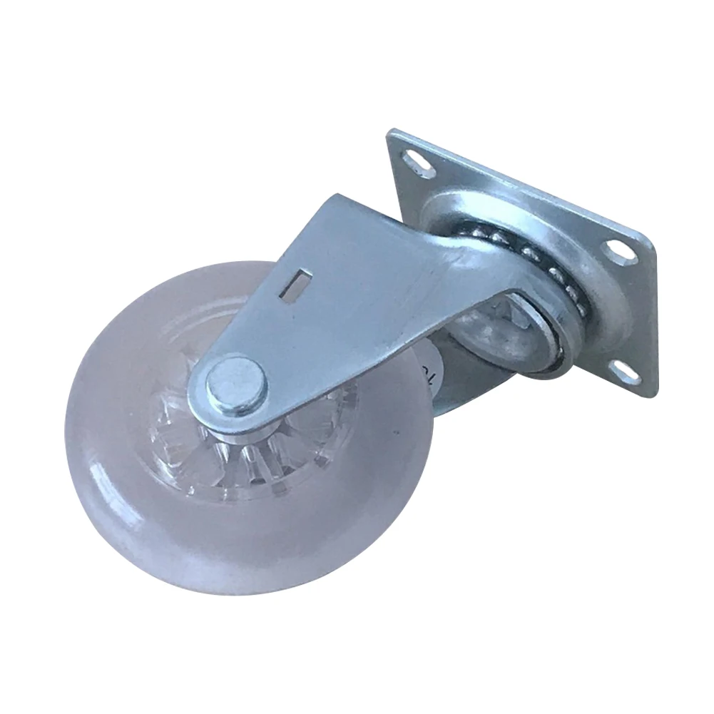 

3inch Furniture Vibration Reducing Chair Wheel Easy Install Replacement Caster Office Home PVC Universal Mute Multipurpose