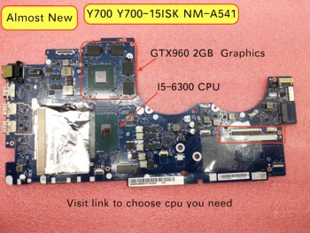 

Original New For LENOVO YOGA Y700 Y700-15ISK BY511 NM-A541 Laptop Motherboard I5-6300 GTX960M